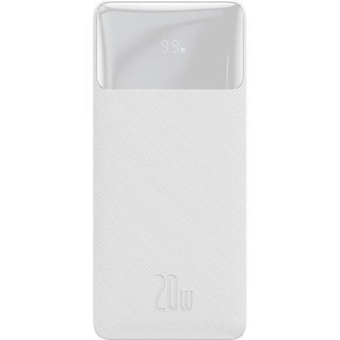 BASEUS PPBD050502 Bipow Power Bank 10000mAh 20W fehér