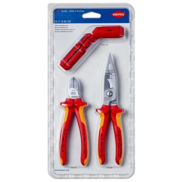 KNIPEX 00 31 30 BK V01 Szerszámkészlet 3 részes