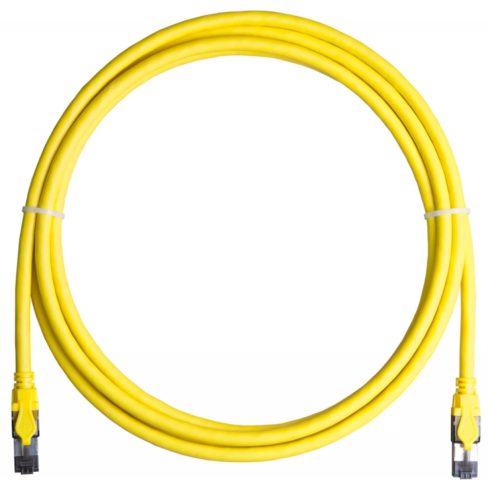 NIKOMAX UTP CAT6A Összekötő Sárga 2m NMC-PC4SA55B-020-YL