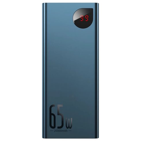 BASEUS Adaman Metal Power Bank 20000mAh 65W kék
