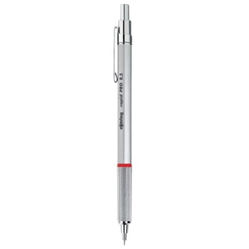 ROTRING Rapid Pro nyomósirón 0.5mm ezüst