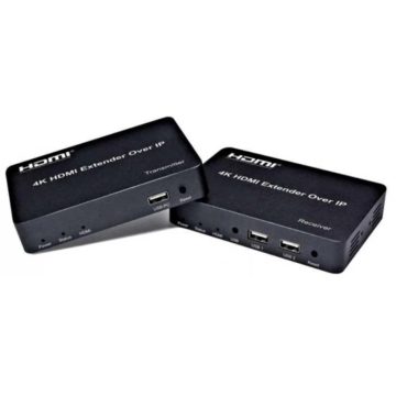 PROCONNECT Extender HDMI Over IP KVM USB IR XR vevő 150m-ig
