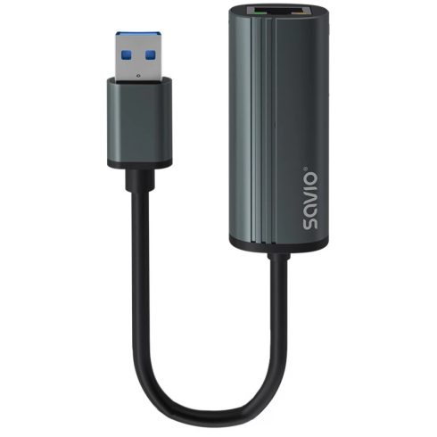 SAVIO AK-55 USB-A 3.1 UTP Átalakító 1Gbps szürke