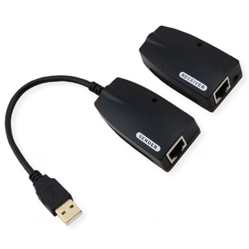 VALUELINE 12.99.1123-5 Extender USB 2.0 fekete 50m