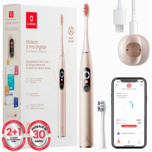 OCLEAN X Pro Digital Elektromos fogkefe arany