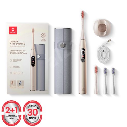 OCLEAN X Pro Digital Set Elektromos fogkefe szett arany