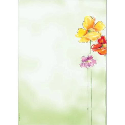 SIGEL Spring Flowers Előnyomott papír A4 90g