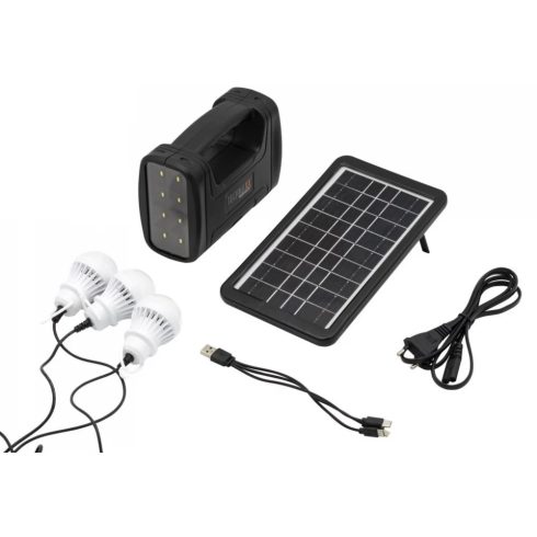 TECHNAXX TX-199 Napelem generátor 3W LED lámpákkal