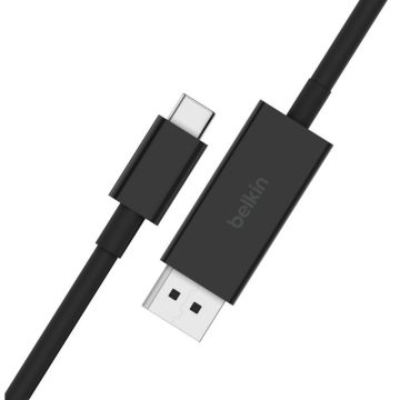   BELKIN USB 2.0 Type C DisplayPort 1.4 Átalakító Fekete 2m AVC014BT2MBK