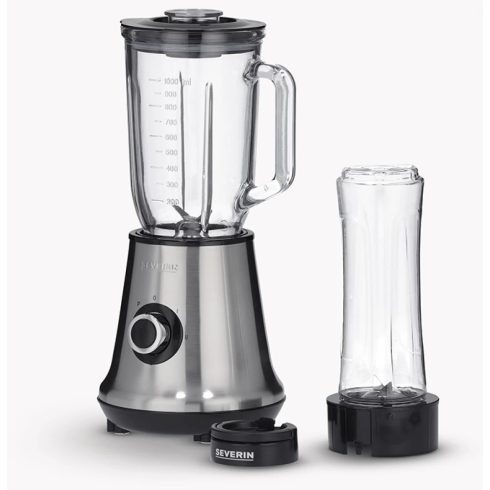 SEVERIN SM 3737 Mix & Go Turmixgép 500 W 1000 ml rozsdamentes acél / fekete