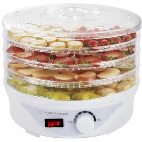 ESPERANZA EKD003 Délicatesse Aszalógép 250 W fehér