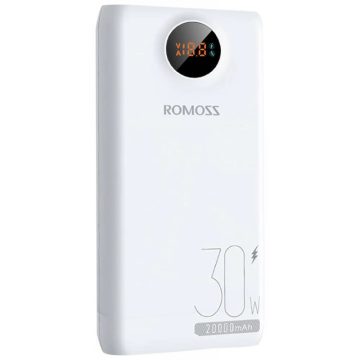 ROMOSS SW20S Pro PowerBank 20000mAh 30W fehér