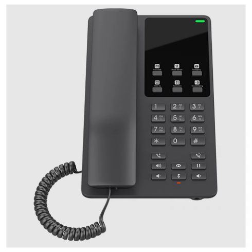 GRANDSTREAM GHP621 IP Szállodatelefon fekete