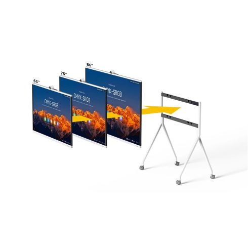 HUAWEI 21155908 eKit Ideahub White Rolling Stand II 65/75/86