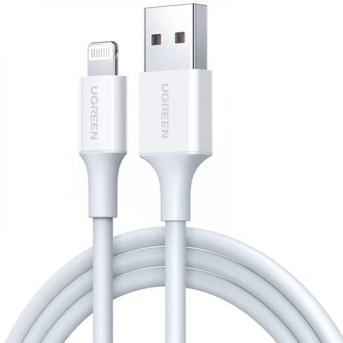 UGREEN USB Lightning Töltő/adat Fehér 1.5m 6957303883158
