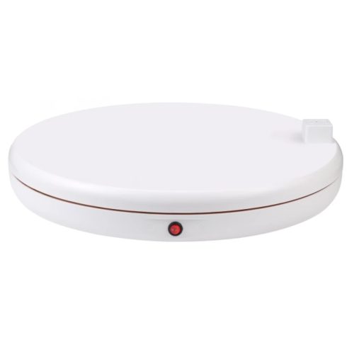 PULUZ PU3148EU Forgatható tárgyasztal 45 cm tápcsatlakozós fehér