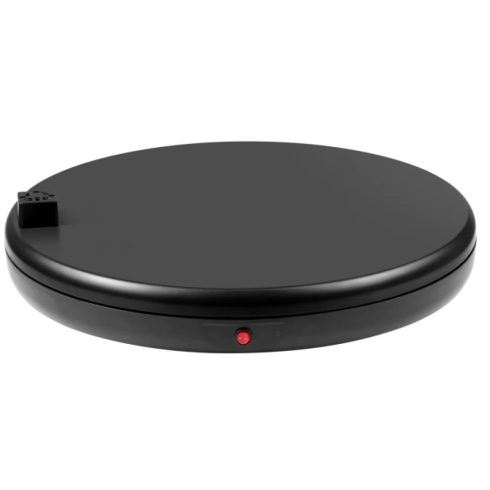 PULUZ PU3147EU Forgatható tárgyasztal 45 cm tápcsatlakozós fekete