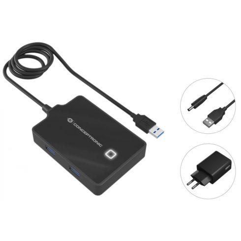 CONCEPTRONIC HUBBIES11BP 4-Port USB 3.0 HUB