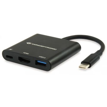 CONCEPTRONIC DONN01B 3-in-1 USB 3.2 Gen 1 Docking Station
