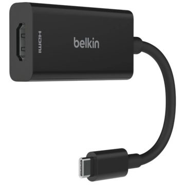   BELKIN USB 2.0 Type C HDMI 2.1 Átalakító Fekete 10cm AVC013BTBK