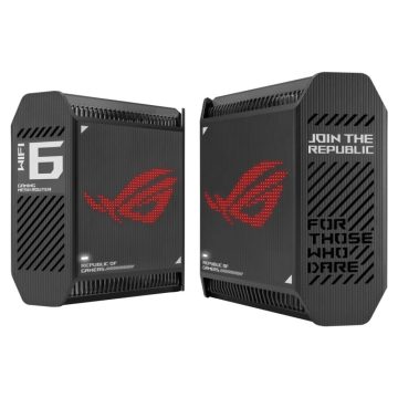 ASUS ROG Rapture GT6 AX10000 Tri-Band Mesh WiFi fekete 2db