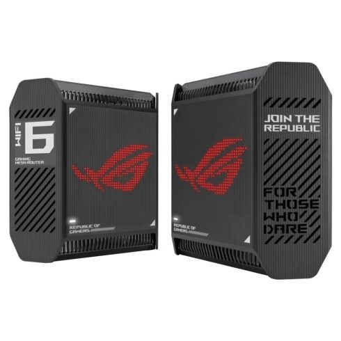 ASUS ROG Rapture GT6 AX10000 Tri-Band Mesh WiFi fekete 2db
