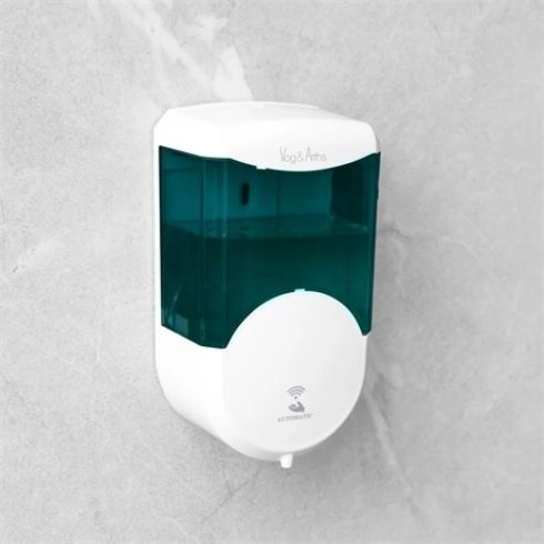 VOG & ARTHS 51120B Szenzoros szappanadagoló 600 ml fali elemes fehér-füst