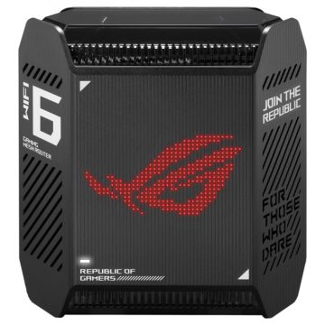 ASUS ROG Rapture GT6 AX10000 Tri-Band Mesh WiFi fekete 1db