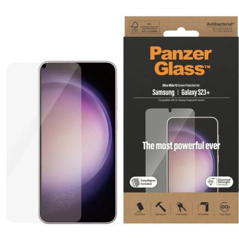 PANZERGLASS Screen Protector Ultra Wide Samsung Galaxy S23 Plus
