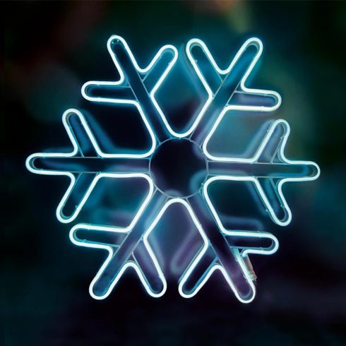 LED-es neon light figura hókristály
