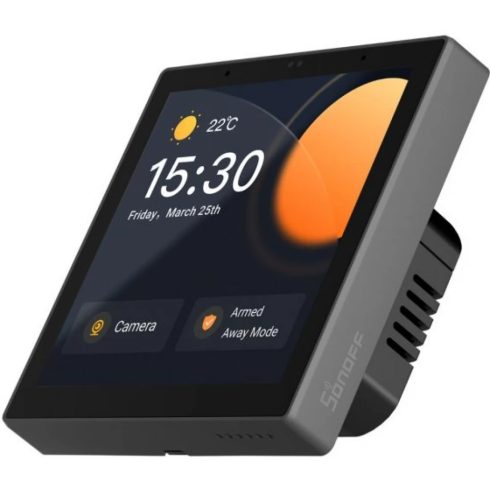 SONOFF NSPanel Pro érintőképernyős eWeLink vezérlőpanel Zigbee és Bluetooth gateway antracit szürke kerettel
