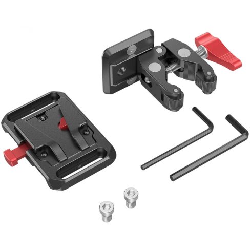 SMALLRIG 2989 Mini V Mount Battery Plate with Crab-Shaped Clamp