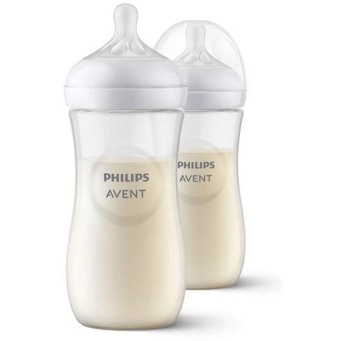 PHILIPS Avent Natural Response cumisüveg 2x330ml 4. átfolyású cumifej 3m+