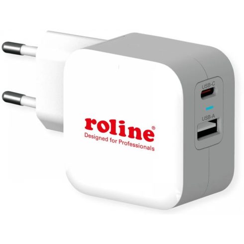 ROLINE USB 38W Wall Charger fehér