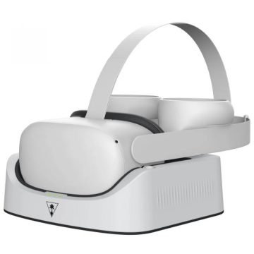   TURTLE BEACH TBS-0040-05 Fuel Compact VR töltőállomás a Meta Quest 2 számára fehér / szürke