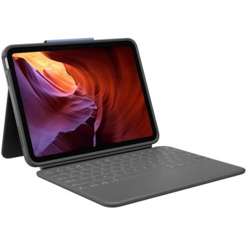   LOGITECH Rugged Folio iPad (10. generációs) készülékhez Olasz szürke