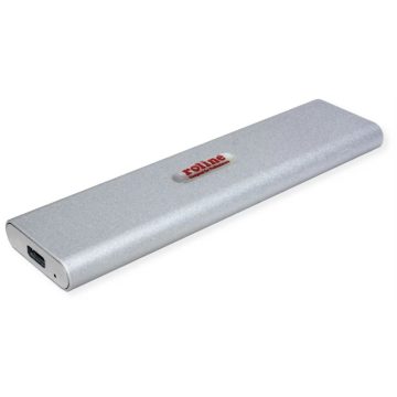 ROLINE 16.01.4146-10 Külső ház M.2 PCIe USB-C 3.0 ezüst