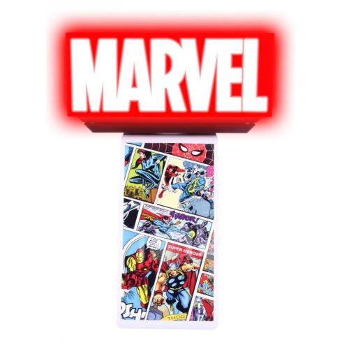 EXQUISITE GAMING Telefon-Kontroller tartó-töltőállomás Marvel Ikon "Light Up