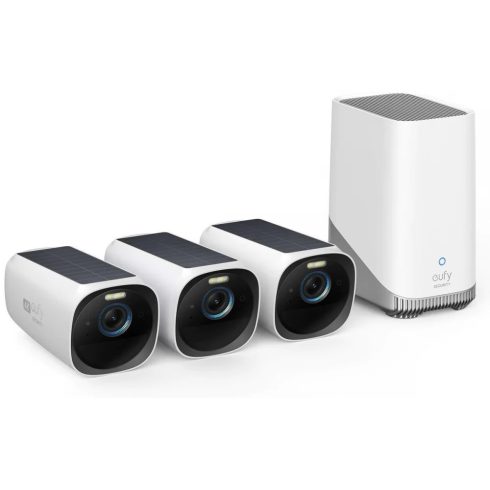 EUFY S330 eufyCam (eufyCam 3) kamera rendszer indulókészlet hub + 3 db kamera