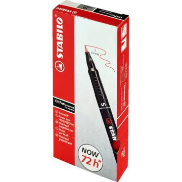 STABILO OHPen 841 S alkoholos filc piros 10db