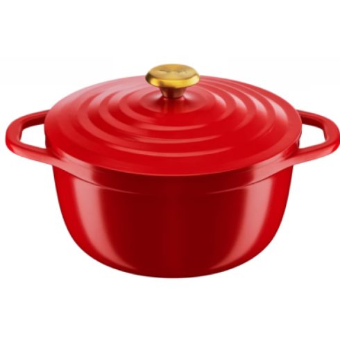TEFAL E2544655 Air lábas 24 cm piros