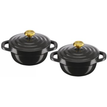 TEFAL E255S255 Air mini lábas 11 cm 2 db fekete