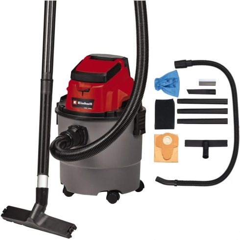 EINHELL 2347145 TC-VC 18/15 Li-Solo Porszívó 1250 W piros / szürke