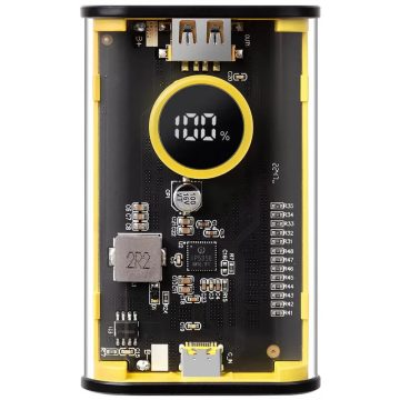 TACTICAL C4 Explosive 9600mAh Powerbank 22.5W sárga