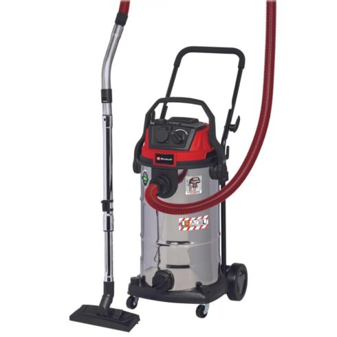EINHELL TE-VC 2340 SACL Porszívó száraz / nedves / 1900 W 23 kPa 40 l bordó / rozsdamentes acél