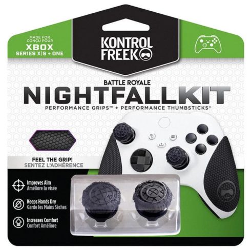 KONTROLFREEK Nightfall Kit performance Xbox grip thumbsticks fekete