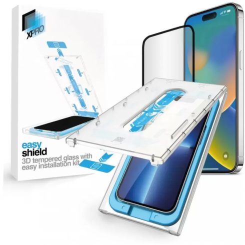XPRO Easy Shield 3D kijelzővédő üveg iPhone 13/13 Pro/14