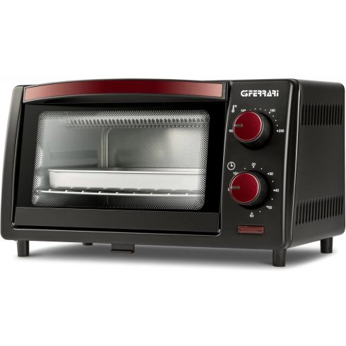 G3FERRARI G10169 IL MORO 10 elektromos sütő 800W 10L Fekete/Piros
