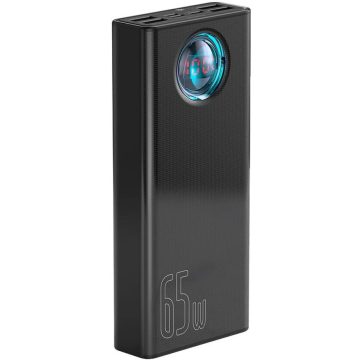 BASEUS Amblight Power Bank 30000mAh 65W fekete
