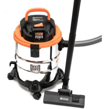   DAEWOO DAVCW90-20L Ipari porszívó porzsák nélküli száraz-nedves 1250 W 20 l ezüst / narancssárga / fekete